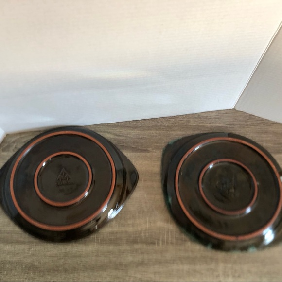 Vtg Blue Mountain Pottery Serving Plates with Handles - Picture 4 of 9